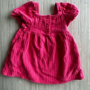 Target cat & Jack baby girl 18 months pink short sleeve dress
